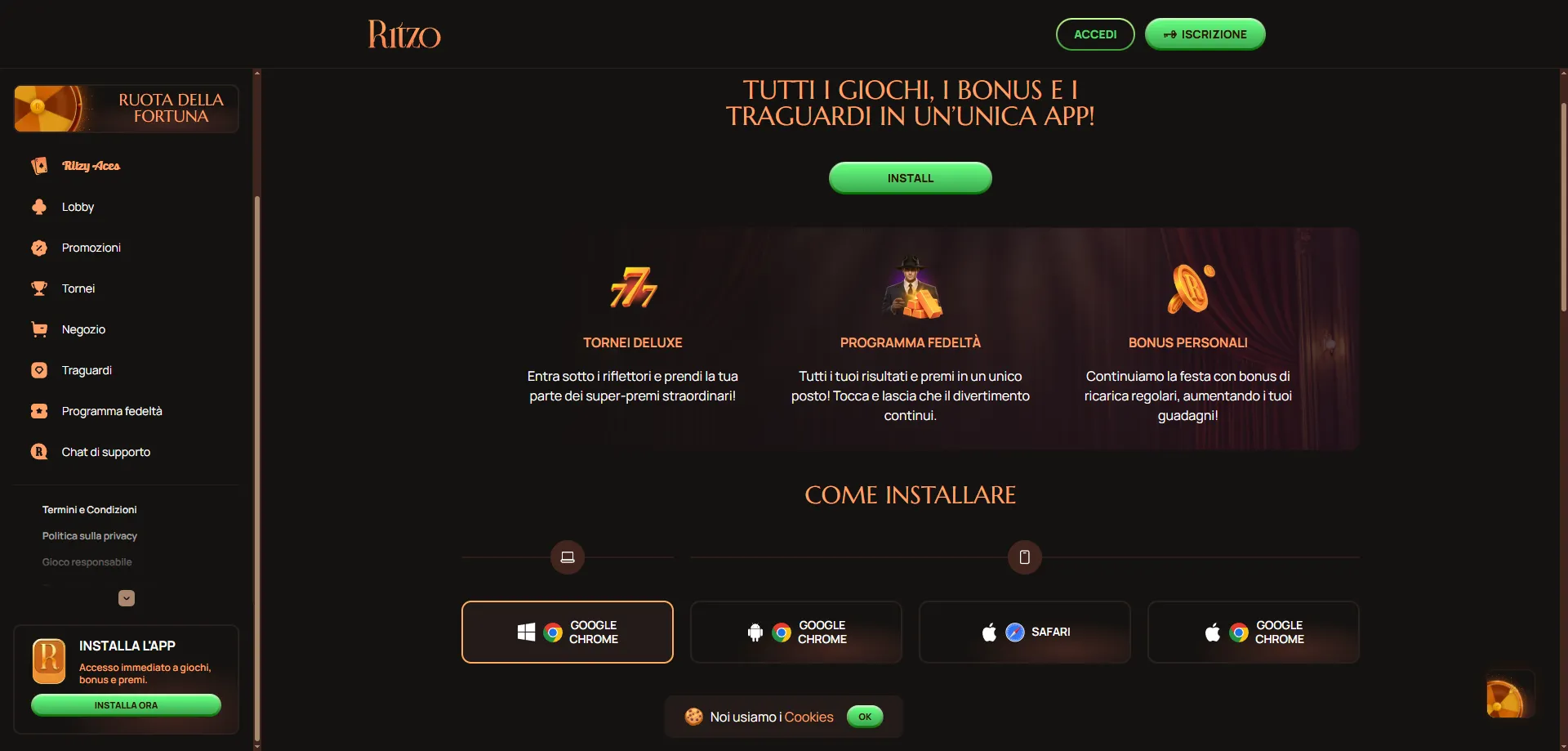 Metodi di pagamento sicuri su Ritzo Casino &mdash; depositi e prelievi